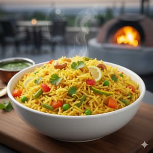 Vegetable Lemon Rice