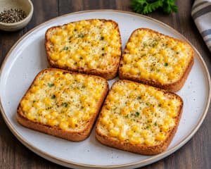 Cheesy Corn Toast 