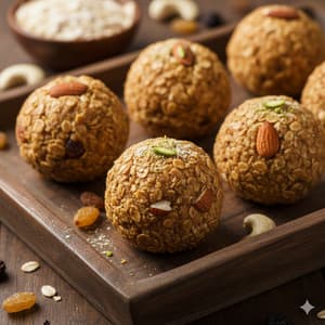 Roasted Oats Laddus